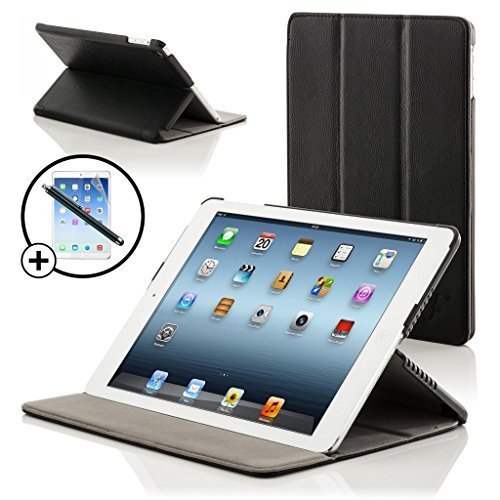 Forefront Cases Luxury Leather Case Cover/Stand with Magnetic Auto Sleep Wake Function for iPad 3/4 - Black Forefront Cases Luxury Leather Case Cover/Stand with Magnetic Auto Sleep Wake Function for iPad 3/4 - Black