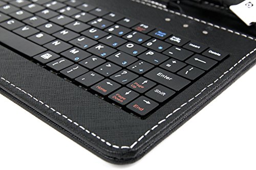 DURAGADGET Black Faux Leather Protective Micro USB QWERTY Keyboard Case with Built In Kick-Stand - Compatible with the Lenovo TAB 2 A8 / Lenovo IdeaPad MIIX 300 8" Tablet DURAGADGET Black Faux Leather Protective Micro USB QWERTY Keyboard Case with Built In Kick-Stand - Compatible with the Lenovo TAB 2 A8 / Lenovo IdeaPad MIIX 300 8" Tablet