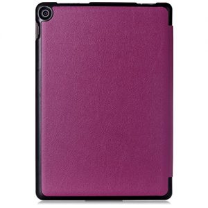 Asus Zenpad 10.0 Case , SHANGRUN Slim Lightweight Leather Folio Magnetic Smart Case Cover [Kickstand] Flip Auto Sleep / Wake Feature for Asus Zenpad 10.0 (Z300C/Z300CG/Z300CL) Purple
