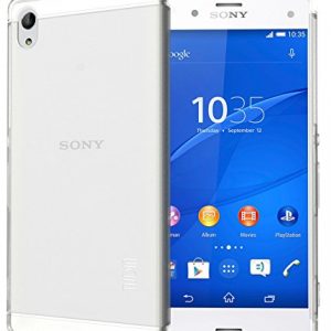TUDIA Ultra Slim LITE TPU Bumper Protective Case for Sony Xperia Z4 Smartphone (Not Compatible with Sony Xperia Z4 Tablet) (Frosted Clear)