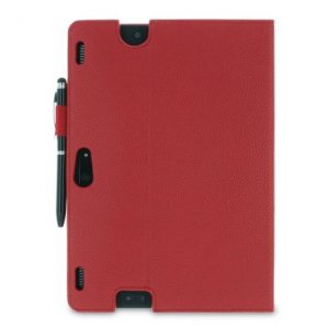 rooCASE Amazon Kindle Fire HDX 8.9 Case - (2014 Current Generation) Dual View Multi Angle Tablet 8.9-Inch 8.9" Stand Cover - RED