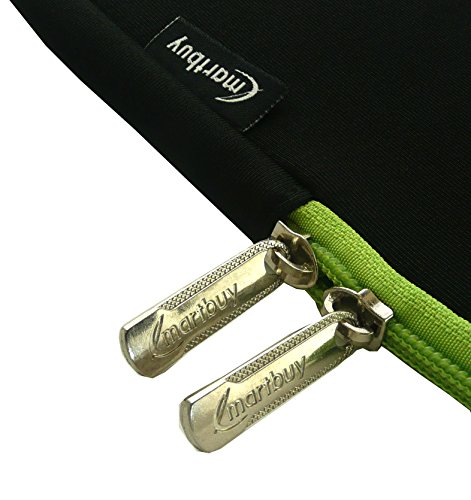 Emartbuy® Black / Green Water Resistant Neoprene Soft Zip Case Cover Sleeve With Green Interior & Zip Suitable for Lenovo IdeaPad Miix 700 12 Inch Convertible Notebook ( 11.6 - 12.5 Inch Tablet Chromebook Laptop ) Emartbuy® Black / Green Water Resistant Neoprene Soft Zip Case Cover Sleeve With Green Interior & Zip Suitable for Lenovo IdeaPad Miix 700 12 Inch Convertible Notebook ( 11.6 - 12.5 Inch Tablet Chromebook Laptop )