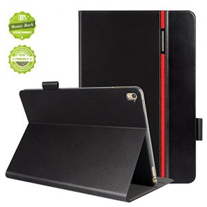 AUAUA iPad Pro 9.7 Case, iPad Pro 9.7 Leather Case with Smart Cover Auto Sleep/Wake +Screen Protection Film for Apple iPad Pro 9.7 inch Apple Tablet (Blank)