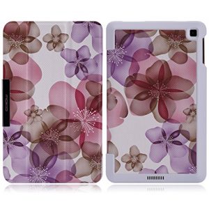 Fire HD 6 Case - MoKo Ultra Slim Lightweight Smart-shell Stand Cover for Amazon Kindle Fire HD 6 Inch 2014 Tablet, Floral PURPLE