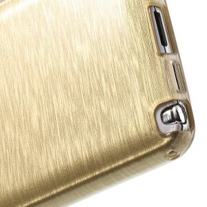 Samsung Galaxy Note 3 Phone Silicone Gel Skin Jacket Back Case Cover Gold+2 Screen Protectors (Note 3, Gold)