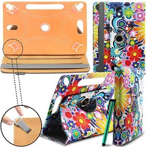 Lenovo Miix 300 10.1 Inch Tablet Case New Design TAN Universal 360 degree Rotating PU Leather Designer Colourful Stand Case Cover - Pot Pourri by Gadget Giant® Lenovo Miix 300 10.1 Inch Tablet Case New Design TAN Universal 360 degree Rotating PU Leather Designer Colourful Stand Case Cover - Pot Pourri by Gadget Giant®