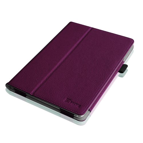 Fintie iPad Air Case - Slim Fit Premium Vegan Leather Folio Case with Smart Cover Auto Sleep / Wake Feature for Apple iPad Air (iPad 5th Generation) 2013 Model, Purple Fintie iPad Air Case - Slim Fit Premium Vegan Leather Folio Case with Smart Cover Auto Sleep / Wake Feature for Apple iPad Air (iPad 5th Generation) 2013 Model, Purple