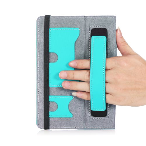 MoKo Amazon Kindle Fire HDX 7" 2013 Case - Slim Folding Case for Fire HDX 7.0 Inch 3rd Generation Tablet, Light Blue (With Smart Cover Auto Wake / Sleep Feature) MoKo Amazon Kindle Fire HDX 7" 2013 Case - Slim Folding Case for Fire HDX 7.0 Inch 3rd Generation Tablet, Light Blue (With Smart Cover Auto Wake / Sleep Feature)