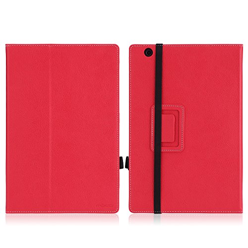 MoKo Sony Xperia Z4 Tablet Case - Slim Folding Cover Case for Sony Xperia Z4 Tablet 10.1 inch 2015 Andriod 5.0 Device, RED MoKo Sony Xperia Z4 Tablet Case - Slim Folding Cover Case for Sony Xperia Z4 Tablet 10.1 inch 2015 Andriod 5.0 Device, RED