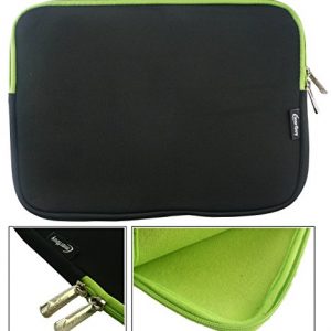 Emartbuy® Black / Green Water Resistant Neoprene Soft Zip Case Cover Sleeve With Green Interior & Zip Suitable for Lenovo IdeaPad Miix 700 12 Inch Convertible Notebook ( 11.6 - 12.5 Inch Tablet Chromebook Laptop ) Emartbuy® Black / Green Water Resistant Neoprene Soft Zip Case Cover Sleeve With Green Interior & Zip Suitable for Lenovo IdeaPad Miix 700 12 Inch Convertible Notebook ( 11.6 - 12.5 Inch Tablet Chromebook Laptop )