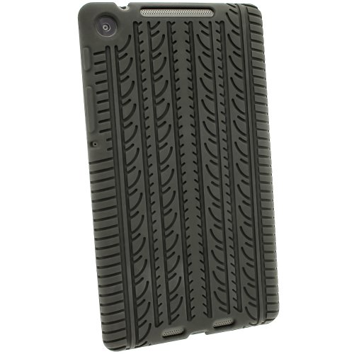 iGadgitz Black Silicone Skin Case Cover with Tyre Tread Design for Asus Google Nexus 7 FHD Android Tablet 16GB 32GB 2nd Generation 2013 + Screen Protector (Not suitable for the 1st Gen July 2012) iGadgitz Black Silicone Skin Case Cover with Tyre Tread Design for Asus Google Nexus 7 FHD Android Tablet 16GB 32GB 2nd Generation 2013 + Screen Protector (Not suitable for the 1st Gen July 2012)