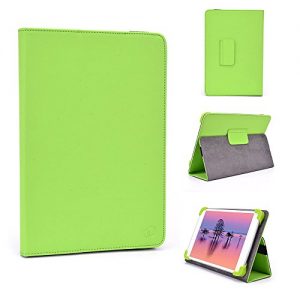 Kroo Bookstyle Cover Case in Green Plus Standing Feature Universal Fit For Asus ZenPad S 8.0