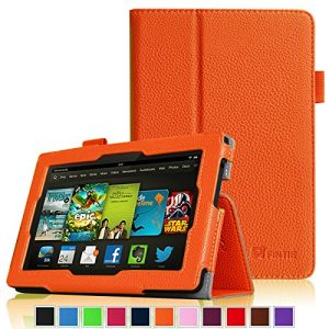 Fintie Kindle Fire HD 7" (2013 Old Model) Slim Fit Folio Case with Auto Sleep / Wake Feature (will only fit Amazon Kindle Fire HD 7, Previous Generation - 3rd), Orange