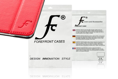 ForeFront Cases® New Google Nexus 7 FHD Rotating Leather Case Cover / Stand For Google Nexus 7 FHD Tablet (7-Inch, 16GB, Black) by ASUS (2013) with Magnetic Auto Sleep Wake Function - RED ForeFront Cases® New Google Nexus 7 FHD Rotating Leather Case Cover / Stand For Google Nexus 7 FHD Tablet (7-Inch, 16GB, Black) by ASUS (2013) with Magnetic Auto Sleep Wake Function - RED