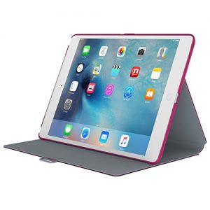 Speck 75761-B920 StyleFolio Case for Apple iPad Pro - Fuchsia Pink/Nickel Grey