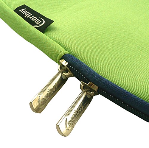 Emartbuy® Green / Blue Water Resistant Neoprene Soft Zip Case Cover Sleeve With Blue Interior & Zip Suitable for Lenovo IdeaPad Miix 700 12 Inch Convertible Notebook ( 11.6 - 12.5 Inch Tablet Chromebook Laptop ) Emartbuy® Green / Blue Water Resistant Neoprene Soft Zip Case Cover Sleeve With Blue Interior & Zip Suitable for Lenovo IdeaPad Miix 700 12 Inch Convertible Notebook ( 11.6 - 12.5 Inch Tablet Chromebook Laptop )