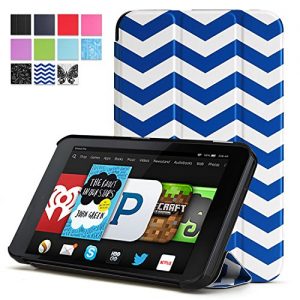 Fire HD 6 Case - Poetic Amazon Fire HD 6 Case [SLIMLINE Series] - Slim Graphic Folio Case for Amazon Kindle Fire HD 6 (2014) Chevron (3-Year Manufacturer Warranty from Poetic)