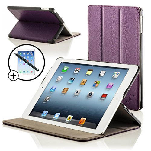 ForeFront Cases® New iPad 2 / iPad 3 & iPad 4 Luxury Leather Case / Cover Stand - Apple iPad 2 , iPad 3 & iPad 4 / 2nd , 3rd & 4th Gen - Magnetic Auto Sleep Wake Function + STYLUS & SCREEN PROTECTOR WORTH £9.95 - PURPLE ForeFront Cases® New iPad 2 / iPad 3 & iPad 4 Luxury Leather Case / Cover Stand - Apple iPad 2 , iPad 3 & iPad 4 / 2nd , 3rd & 4th Gen - Magnetic Auto Sleep Wake Function + STYLUS & SCREEN PROTECTOR WORTH £9.95 - PURPLE