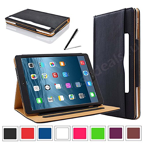 New iPad Pro Case , easyDigital® Black & Tan Apple iPad Pro (2015 Version) 12.9" inch PU Leather Case - Executive Multi-Function Leather Standby Case for Apple iPad Pro with Built-in magnet for Sleep & Awake Feature (iPad Pro, Black) New iPad Pro Case , easyDigital® Black & Tan Apple iPad Pro (2015 Version) 12.9" inch PU Leather Case - Executive Multi-Function Leather Standby Case for Apple iPad Pro with Built-in magnet for Sleep & Awake Feature (iPad Pro, Black)