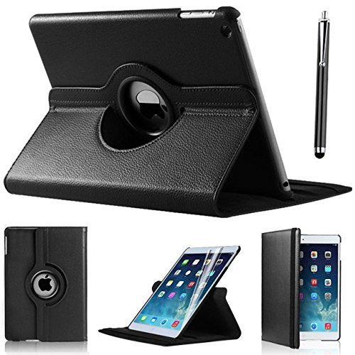 DN-Technology Apple iPad Air 360 Degree Rotating Black Smart Premium Leather Flip Wallet Stand Case Cover DN-Technology Apple iPad Air 360 Degree Rotating Black Smart Premium Leather Flip Wallet Stand Case Cover