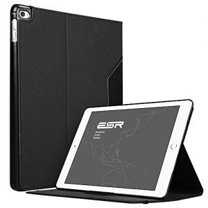 iPad Air 2 Case, ESR® PU Leather Tablet Case Folio Case Stand Case with Auto Wake Up/Sleep Function and Strap for iPad Air 2 / iPad 6th Generation (Black) iPad Air 2 Case, ESR® PU Leather Tablet Case Folio Case Stand Case with Auto Wake Up/Sleep Function and Strap for iPad Air 2 / iPad 6th Generation (Black)