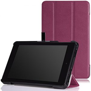 Fire HD 6 Case - MoKo Ultra Slim Lightweight Smart-shell Stand Cover for Amazon Kindle Fire HD 6 Inch 2014 Tablet, PURPLE
