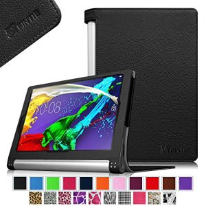 Fintie Lenovo Yoga Tablet 2 10.1 Folio Case Cover with Auto Sleep / Wake Feature (Fit Lenovo Yoga Tablet 2 10.1-Inch Android and Windows Version), Black