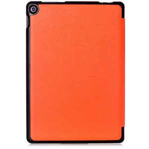 Asus Zenpad 10.0 Case , SHANGRUN Slim Lightweight Leather Folio Magnetic Smart Case Cover [Kickstand] Flip Auto Sleep / Wake Feature for Asus Zenpad 10.0 (Z300C/Z300CG/Z300CL) Orange