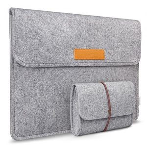Inateck 13.3 Inch MacBook Air/ Pro Retina/ 12.9 Inch iPad Pro Case Cover Sleeve Ultrabook Netbook Carrying Protector Bag Envelope Case for 12.9 iPad Pro/ 13 Inch Apple Macbook Pro Retina/Macbook Air, Most 11-Inch Ultrabook Netbook, Grey