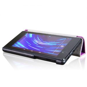 ForeFront Cases® New Google Nexus 7 FHD Leather Case Cover / Stand For Google Nexus 7 FHD Tablet (7-Inch, 16GB, Black) by ASUS (2013) with Magnetic Auto Sleep Wake Function + Stylus Pen Worth £4.50 - PURPLE ForeFront Cases® New Google Nexus 7 FHD Leather Case Cover / Stand For Google Nexus 7 FHD Tablet (7-Inch, 16GB, Black) by ASUS (2013) with Magnetic Auto Sleep Wake Function + Stylus Pen Worth £4.50 - PURPLE