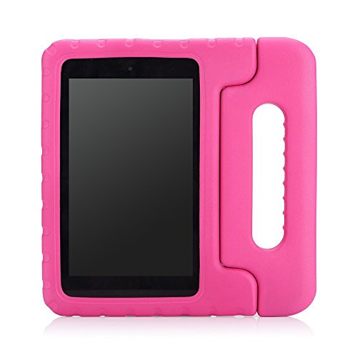 Fire HD 6 Case - MoKo Kids Shock Proof Convertible Handle Light Weight Super Protective Stand Cover for Amazon Kindle Fire HD 6 Inch 2014 Tablet, Magenta Fire HD 6 Case - MoKo Kids Shock Proof Convertible Handle Light Weight Super Protective Stand Cover for Amazon Kindle Fire HD 6 Inch 2014 Tablet, Magenta