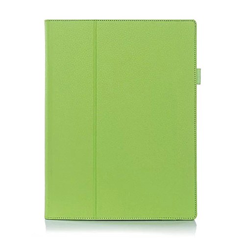 Lenovo ideapad MIIX 700 Case - AVIDET High Quality Slim-Book Stand PU Leather Case Cover for Lenovo ideapad MIIX 700 (Green)