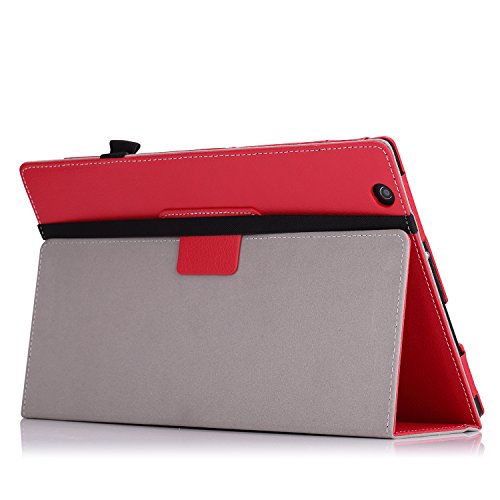 MoKo Sony Xperia Z4 Tablet Case - Slim Folding Cover Case for Sony Xperia Z4 Tablet 10.1 inch 2015 Andriod 5.0 Device, RED MoKo Sony Xperia Z4 Tablet Case - Slim Folding Cover Case for Sony Xperia Z4 Tablet 10.1 inch 2015 Andriod 5.0 Device, RED