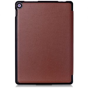 Asus Zenpad 10.0 Case , SHANGRUN Slim Lightweight Leather Folio Magnetic Smart Case Cover [Kickstand] Flip Auto Sleep / Wake Feature for Asus Zenpad 10.0 (Z300C/Z300CG/Z300CL) Brown