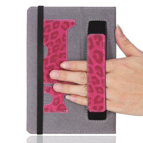 MoKo Amazon Kindle Fire HDX 7" 2013 Case - Slim Folding Case for Fire HDX 7.0 Inch 3rd Generation Tablet, Leopard Red (With Smart Cover Auto Wake / Sleep Feature) MoKo Amazon Kindle Fire HDX 7" 2013 Case - Slim Folding Case for Fire HDX 7.0 Inch 3rd Generation Tablet, Leopard Red (With Smart Cover Auto Wake / Sleep Feature)