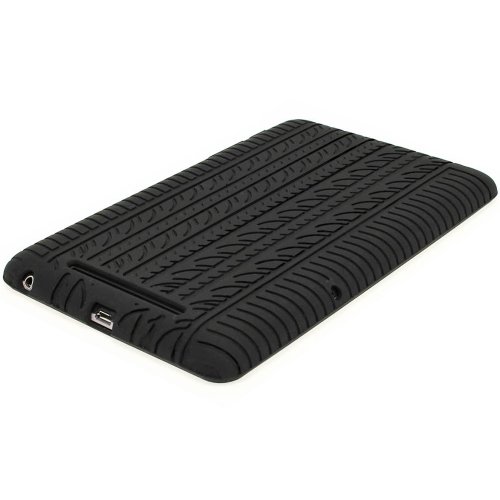 iGadgitz Black Silicone Skin Case Cover with Tyre Tread Design for Google Nexus 7 2012 1st Generation Android 4.1 Tablet 8GB 16GB + Screen Protector (NOT suitable for the 2nd Generation August 2013) iGadgitz Black Silicone Skin Case Cover with Tyre Tread Design for Google Nexus 7 2012 1st Generation Android 4.1 Tablet 8GB 16GB + Screen Protector (NOT suitable for the 2nd Generation August 2013)