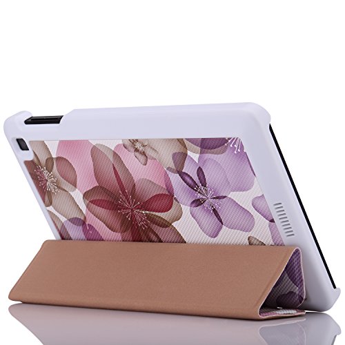 Fire HD 6 Case - MoKo Ultra Slim Lightweight Smart-shell Stand Cover for Amazon Kindle Fire HD 6 Inch 2014 Tablet, Floral PURPLE Fire HD 6 Case - MoKo Ultra Slim Lightweight Smart-shell Stand Cover for Amazon Kindle Fire HD 6 Inch 2014 Tablet, Floral PURPLE