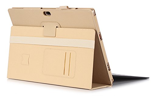 Lenovo Miix 700 Tablet Case, iBetter Lenovo Miix 700 Case- High Quality Leather Protective Slim-Book Stand Cover Case-for Lenovo Miix 700 12 inch Tablet, Gold Lenovo Miix 700 Tablet Case, iBetter Lenovo Miix 700 Case- High Quality Leather Protective Slim-Book Stand Cover Case-for Lenovo Miix 700 12 inch Tablet, Gold