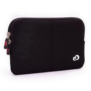 Kroo Neoprene Sleeve Case with Dual Hidden Pocket for Lenovo ThinkPad 10 / Miix 2 10 in Black