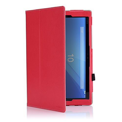 MoKo Sony Xperia Z4 Tablet Case - Slim Folding Cover Case for Sony Xperia Z4 Tablet 10.1 inch 2015 Andriod 5.0 Device, RED MoKo Sony Xperia Z4 Tablet Case - Slim Folding Cover Case for Sony Xperia Z4 Tablet 10.1 inch 2015 Andriod 5.0 Device, RED