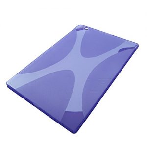 Generic X-Line Gel Case TPU Skin Cover for Sony Xperia Tablet Z4 10.1Inch Color Purple