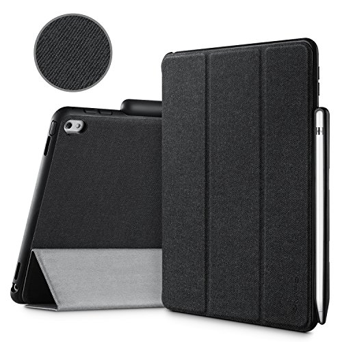 iVAPO Pencil Holder Flip Folio Case for iPad Pro 9.7 PU Leather Slim Cover Brief Business Style with Apple Pencil Holder Stand Feature Auto Sleep/Wake Smart Apple iPad Pro 9.7 2016 Model Case (Black) iVAPO Pencil Holder Flip Folio Case for iPad Pro 9.7 PU Leather Slim Cover Brief Business Style with Apple Pencil Holder Stand Feature Auto Sleep/Wake Smart Apple iPad Pro 9.7 2016 Model Case (Black)