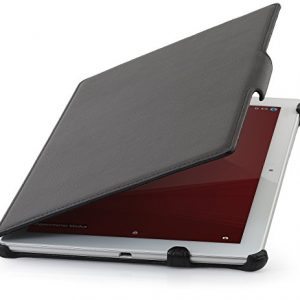 StilGut UltraSlim with Stand, Case for Sony Xperia Z4 Tablet, Black