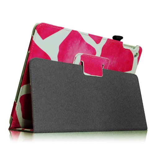 Fintie iPad Air Case - Slim Fit Premium Vegan Leather Folio Case with Smart Cover Auto Sleep / Wake Feature for Apple iPad Air (iPad 5th Generation) 2013 Model, Giraffe Pink Fintie iPad Air Case - Slim Fit Premium Vegan Leather Folio Case with Smart Cover Auto Sleep / Wake Feature for Apple iPad Air (iPad 5th Generation) 2013 Model, Giraffe Pink