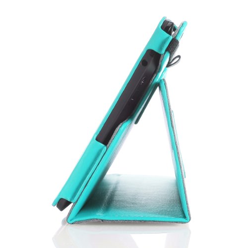MoKo Amazon Kindle Fire HDX 7" 2013 Case - Slim Folding Case for Fire HDX 7.0 Inch 3rd Generation Tablet, Light Blue (With Smart Cover Auto Wake / Sleep Feature) MoKo Amazon Kindle Fire HDX 7" 2013 Case - Slim Folding Case for Fire HDX 7.0 Inch 3rd Generation Tablet, Light Blue (With Smart Cover Auto Wake / Sleep Feature)