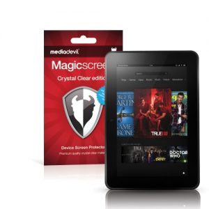 Amazon Kindle Fire HDX 8.9" Screen Protector, MediaDevil Magicscreen Crystal Clear (Invisible) Edition - (2 x Protectors)