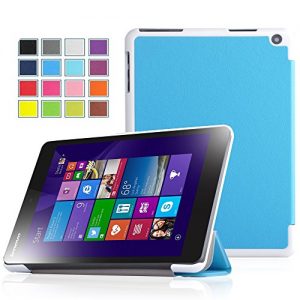 ELTD Lenovo MiiX 3-830 Case - Ultra Slim Lightweight Smart Case Cover for Lenovo MIIX 3 7.85-Inch Tablet with Auto Sleep/Wake Function (For Lenovo Miix 3-830, Blue) ELTD Lenovo MiiX 3-830 Case - Ultra Slim Lightweight Smart Case Cover for Lenovo MIIX 3 7.85-Inch Tablet with Auto Sleep/Wake Function (For Lenovo Miix 3-830, Blue)