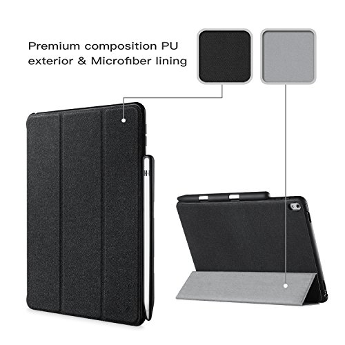 iVAPO Pencil Holder Flip Folio Case for iPad Pro 9.7 PU Leather Slim Cover Brief Business Style with Apple Pencil Holder Stand Feature Auto Sleep/Wake Smart Apple iPad Pro 9.7 2016 Model Case (Black) iVAPO Pencil Holder Flip Folio Case for iPad Pro 9.7 PU Leather Slim Cover Brief Business Style with Apple Pencil Holder Stand Feature Auto Sleep/Wake Smart Apple iPad Pro 9.7 2016 Model Case (Black)