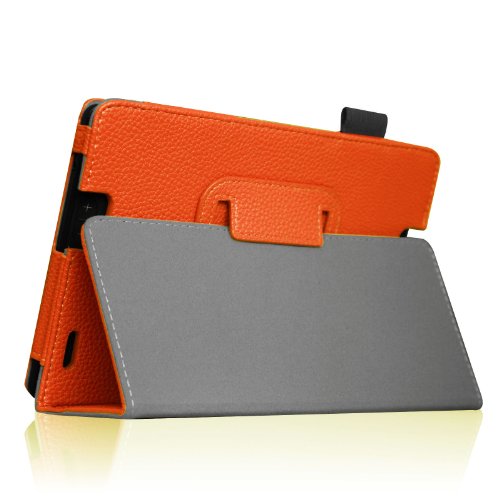 Fintie Kindle Fire HD 7" (2013 Old Model) Slim Fit Folio Case with Auto Sleep / Wake Feature (will only fit Amazon Kindle Fire HD 7, Previous Generation - 3rd), Orange Fintie Kindle Fire HD 7" (2013 Old Model) Slim Fit Folio Case with Auto Sleep / Wake Feature (will only fit Amazon Kindle Fire HD 7, Previous Generation - 3rd), Orange