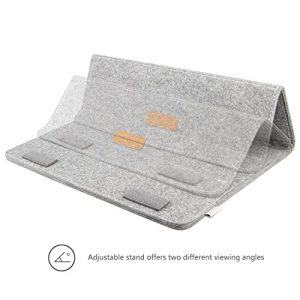 Inateck iPad Pro 12.9" Case Cover Sleeve with Stand Function, 13.3 Inch MacBook Air/ Pro Retina Sleeve Ultrabook Netbook Laptop Bag - Grey